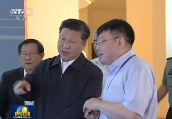 叶甜春总师向习主席先容集成电路装备与工艺专项在十二五时代取得的效果，，，重点先容了优发国际的CMP装备